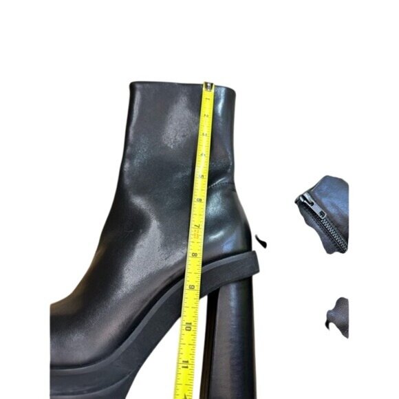 10th Floor Milano Leather Blocked-Heeled Platform - Picture 9 of 14